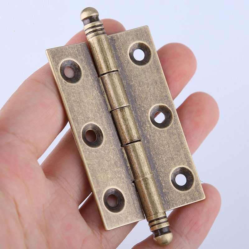 Furniture Hardware Antique - 4Pcs Antique Brass Door Hinges 2/2.5/3
