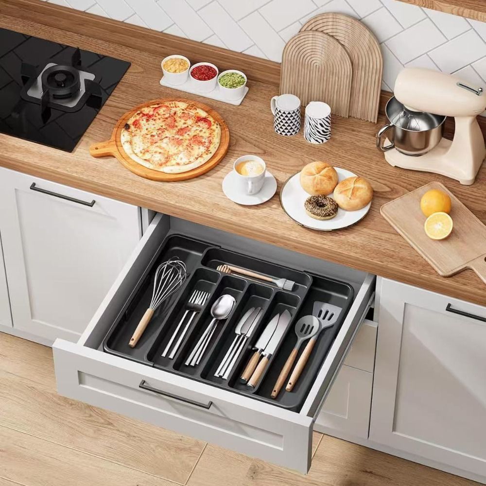 Adjustable Cutlery Drawer Orga - Drawer Organizer Peg 리뷰 및 가격