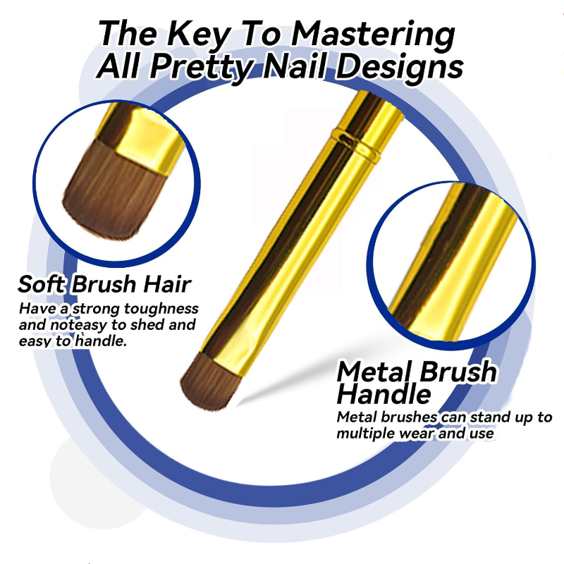 Kolinsky French Nail Art Brush - Furniture Hardware Nails 리뷰 및 가격