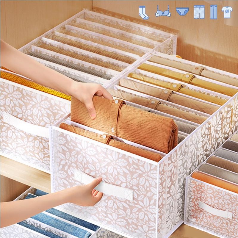 Jeans Compartment Storage Box  - Drawer Organizer Peg 리뷰 및 가격