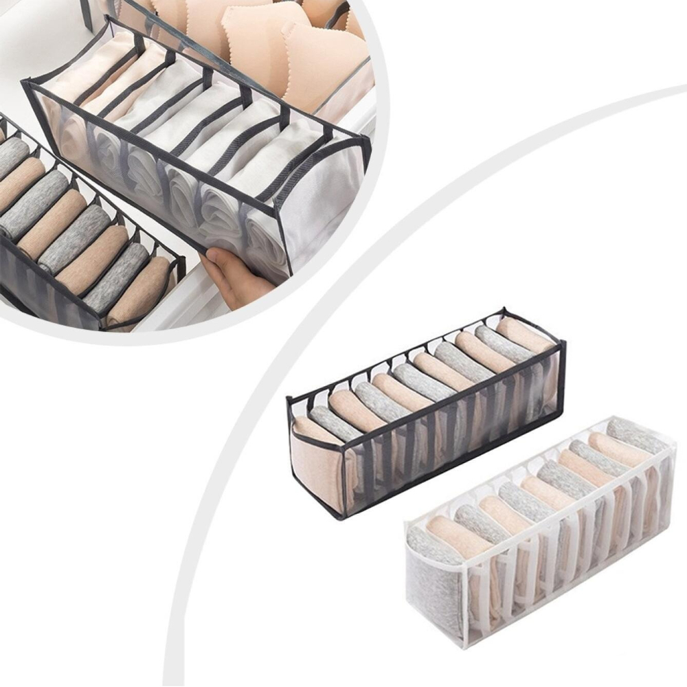 7 Grids Underwear Drawer Organ - Drawer Organizer Peg 리뷰 및 가격