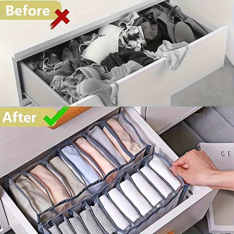7 Grids Underwear Drawer Organ - Drawer Organizer Peg 리뷰 및 가격