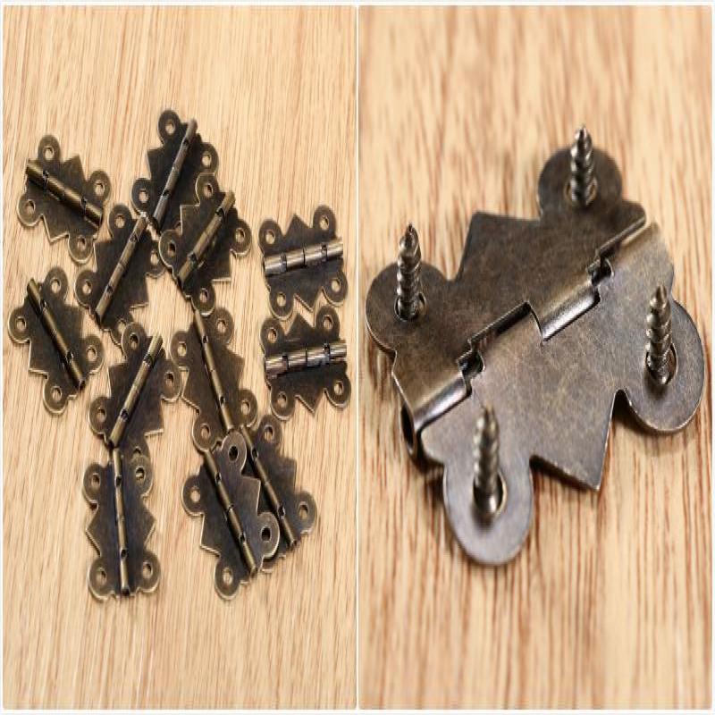 10/20pcs Hinge with Screw Butt - Furniture Hardware Antique 리뷰 및 가격