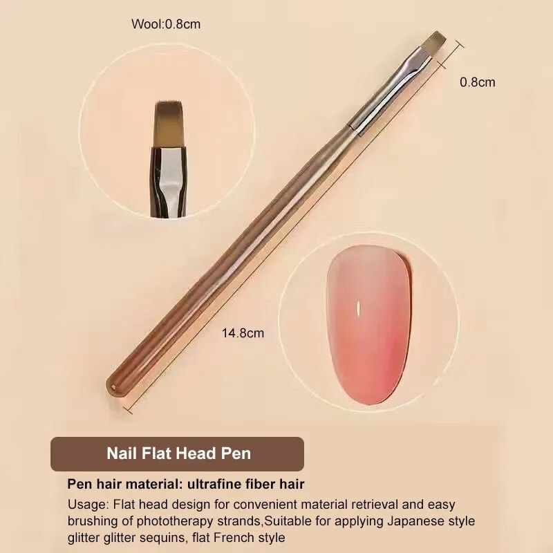 9PCS UV Gel Nail Brush Liner D - Furniture Hardware Nails 리뷰 및 가격