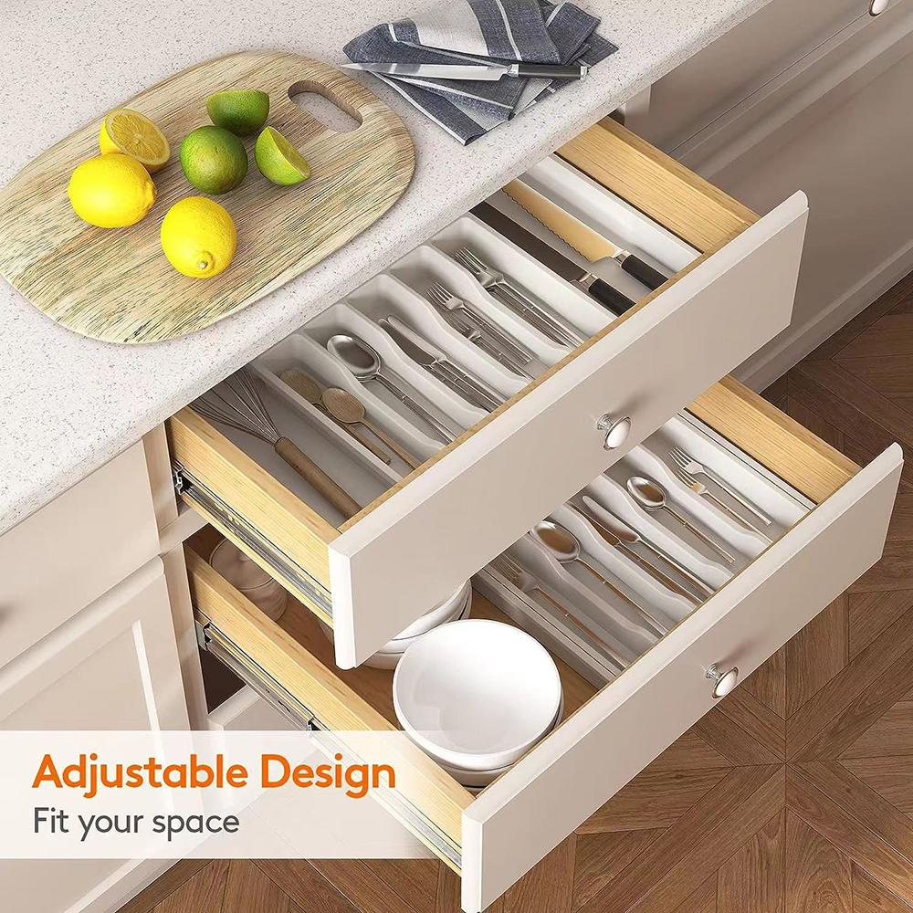 Adjustable Flatware Organizer  - Drawer Organizer Peg 리뷰 및 가격