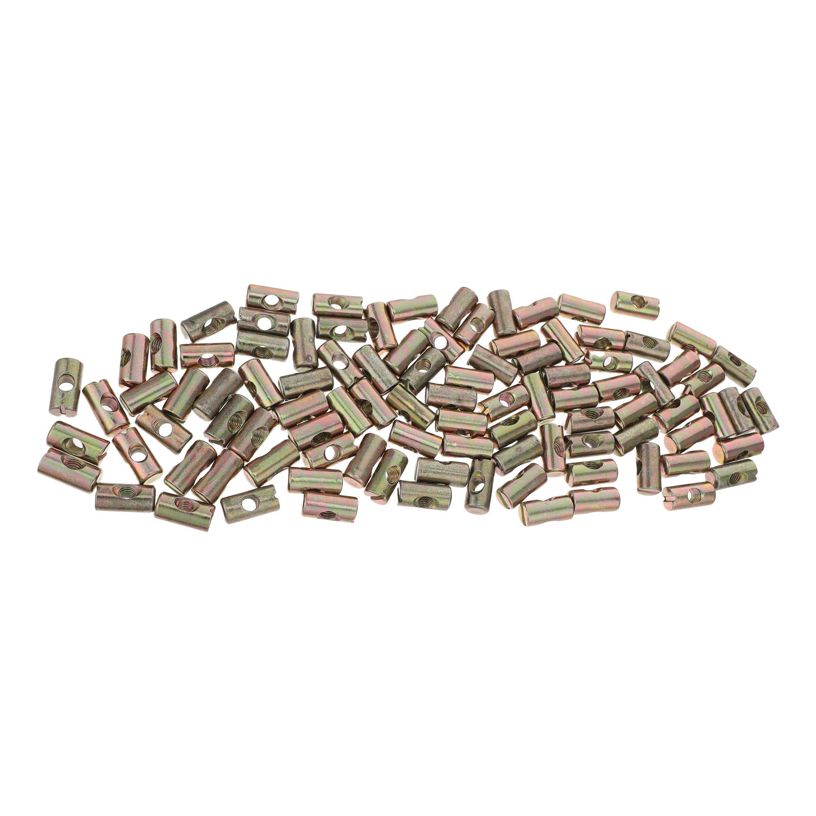 100Pcs M6 Slotted Cross Dowel  - Furniture Hardware Barrel Nut 리뷰 및 가격