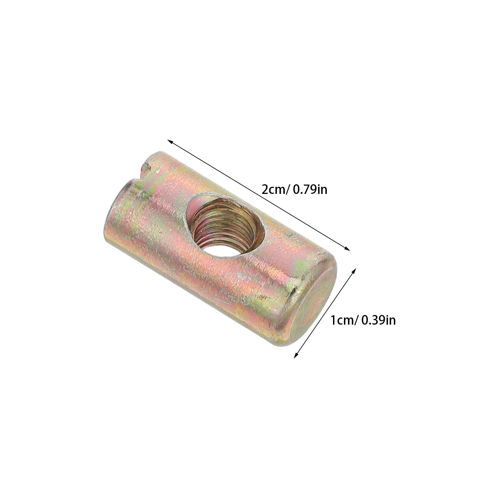 100Pcs M6 Slotted Cross Dowel  - Furniture Hardware Barrel Nut 리뷰 및 가격