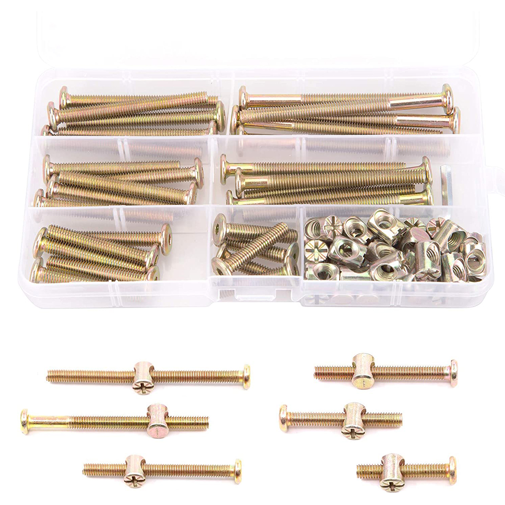 30-Set Baby Crib Screws Hardwa - Furniture Hardware Barrel Nut 리뷰 및 가격