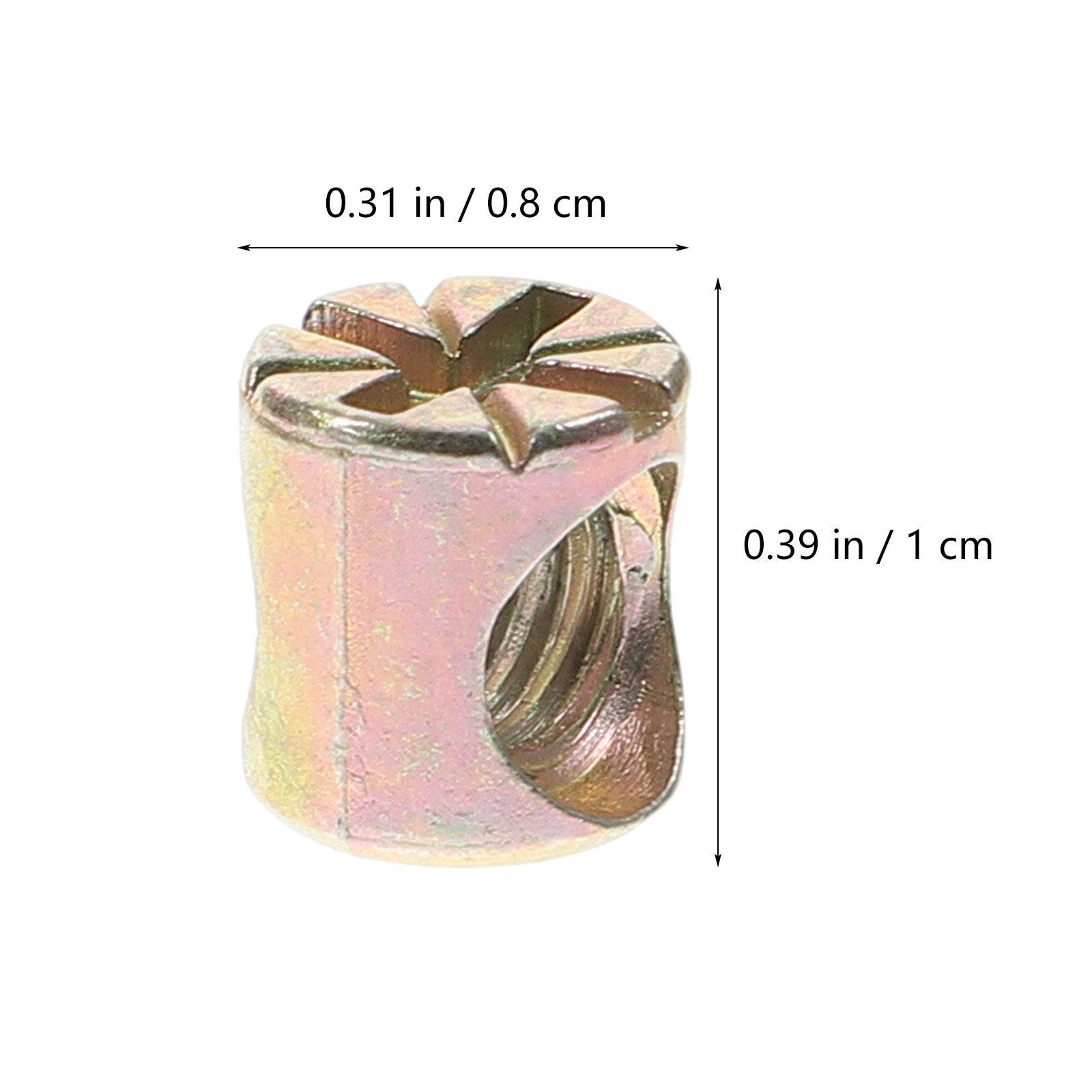20Pcs Barrel Nut M6x10mm Zinc  - Furniture Hardware Barrel Nut 리뷰 및 가격