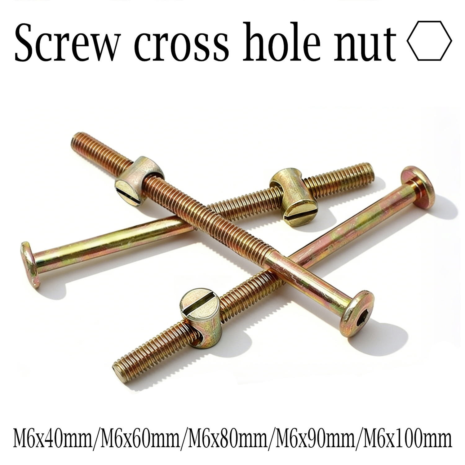10pcs M6 Bed Frame Connecting  - Furniture Hardware Barrel Nut 리뷰 및 가격