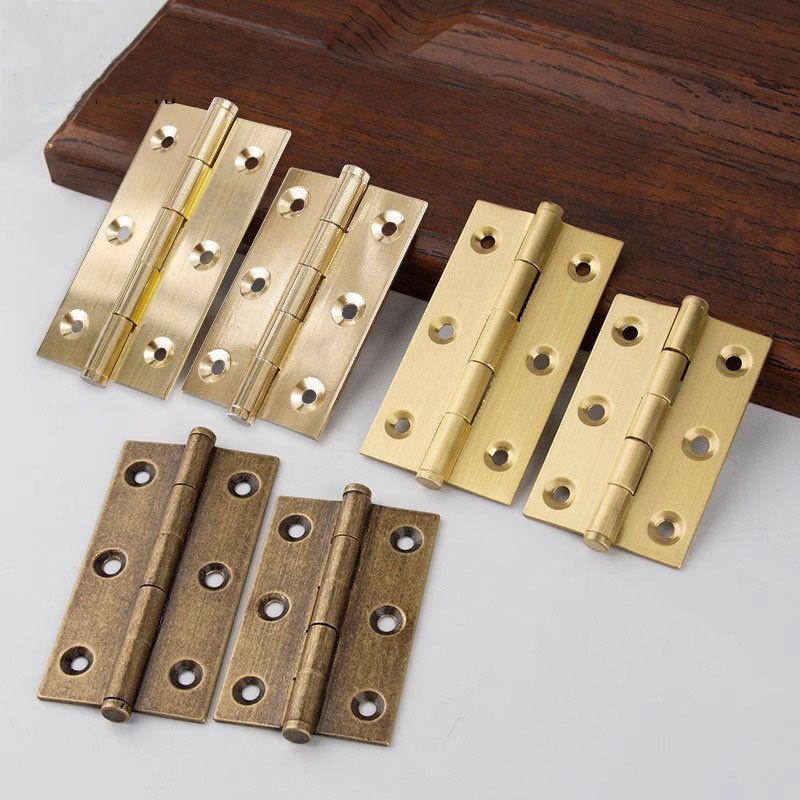 4Pcs Antique Brass Door Hinges - Furniture Hardware Antique 리뷰 및 가격
