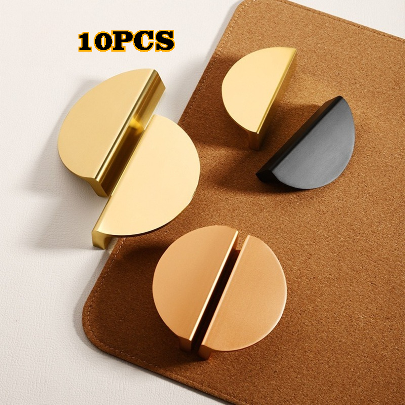 10 PCS Simple Semicircle Black - Furniture Hardware Wholesale 리뷰 및 가격