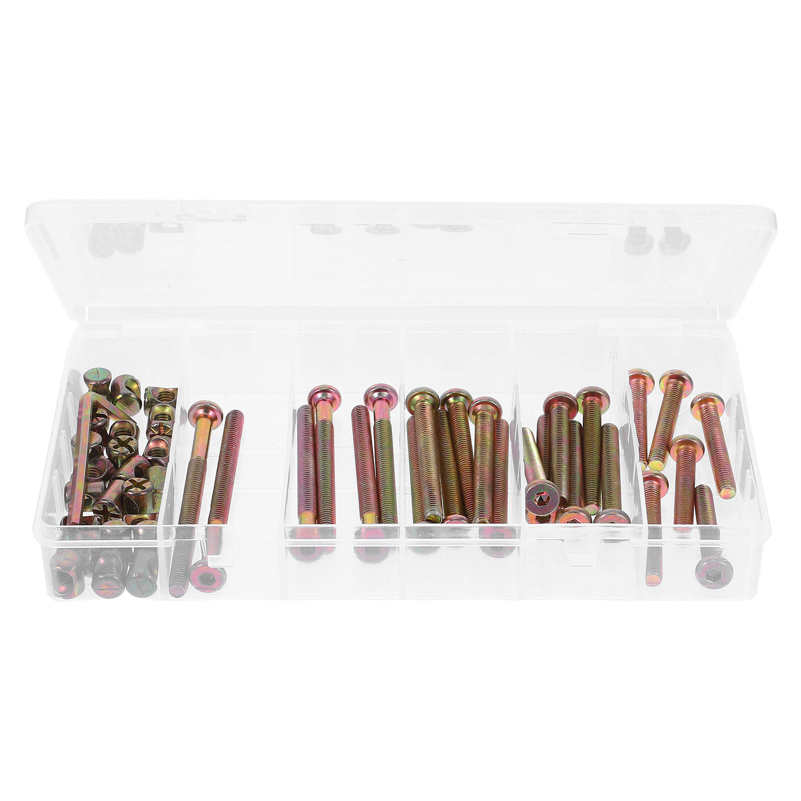 49Pcs Hexagon Socket Screw and - Furniture Hardware Barrel Nut 리뷰 및 가격
