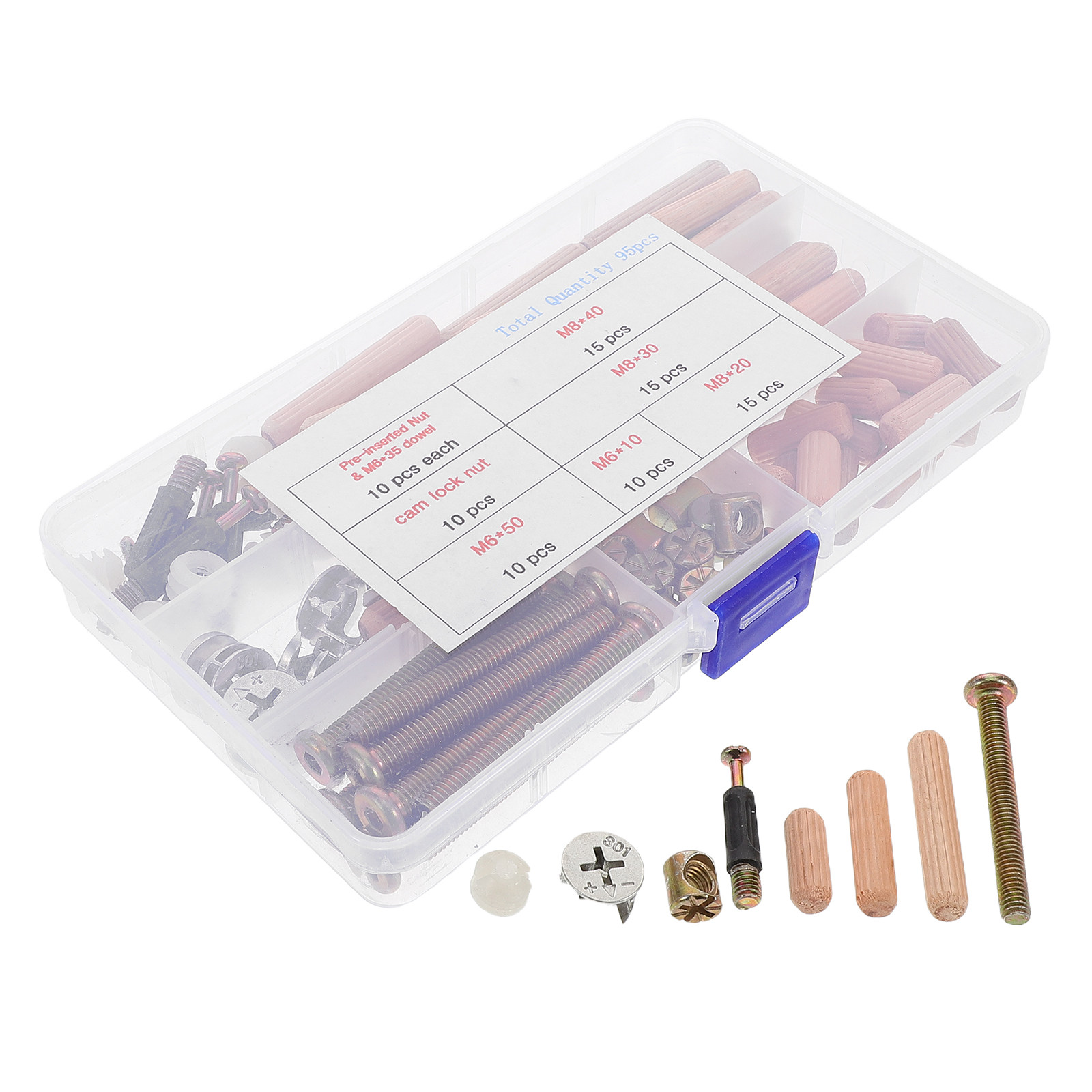 95Pcs Furniture Hardware Acces - Furniture Hardware Barrel Nut 리뷰 및 가격