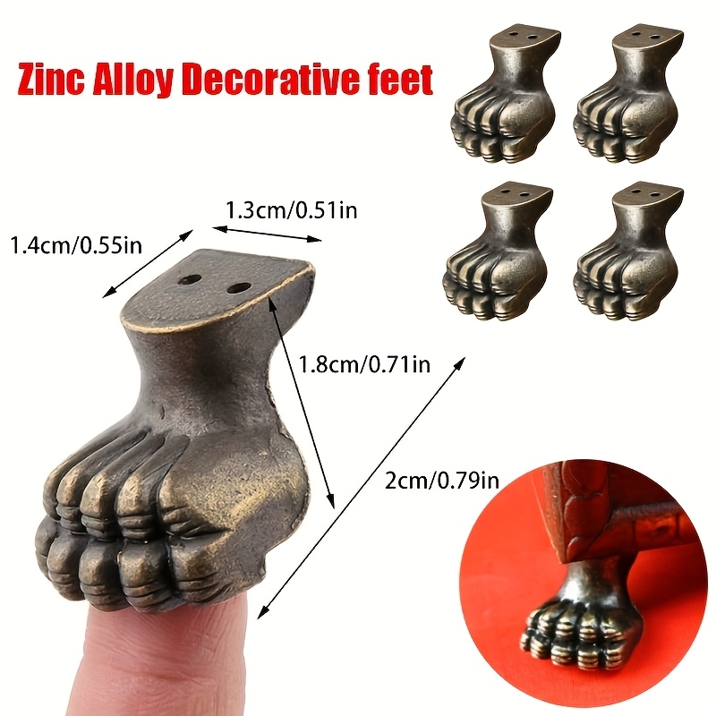8pcs Antique Foot Brass Jewelr - Furniture Hardware Antique 리뷰 및 가격