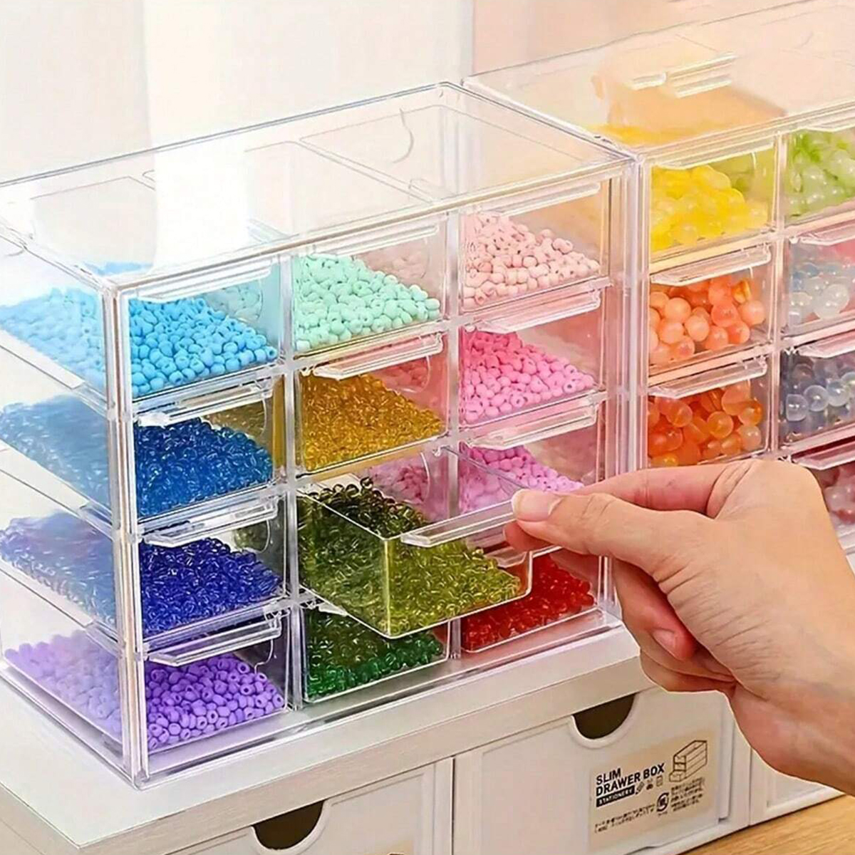 Acrylic Large Capacity Drawer  - Drawer Organizer Peg 리뷰 및 가격