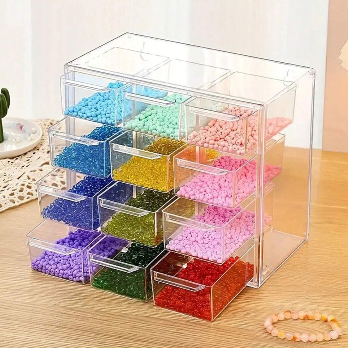 Acrylic Large Capacity Drawer  - Drawer Organizer Peg 리뷰 및 가격