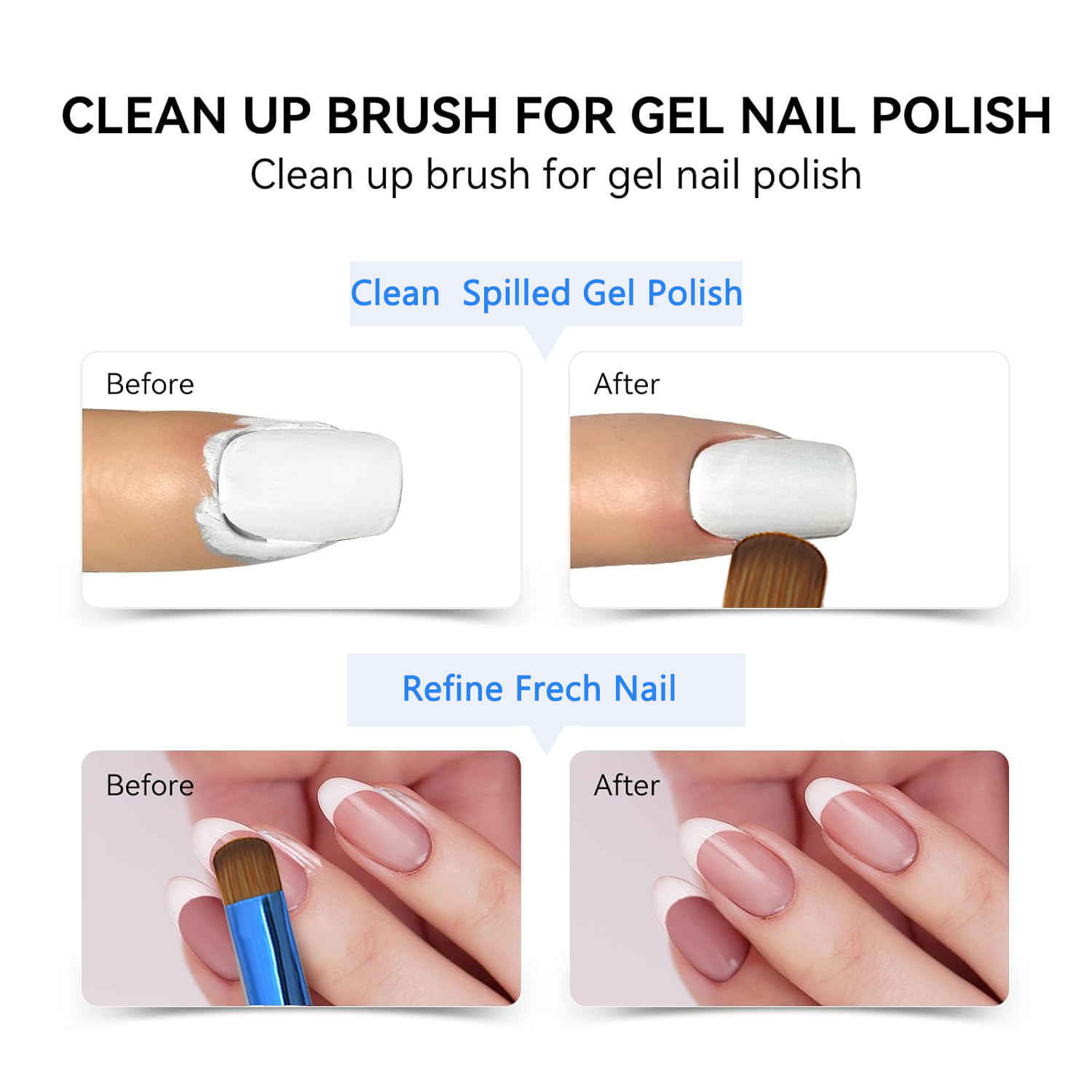 Kolinsky French Nail Art Brush - Furniture Hardware Nails 리뷰 및 가격