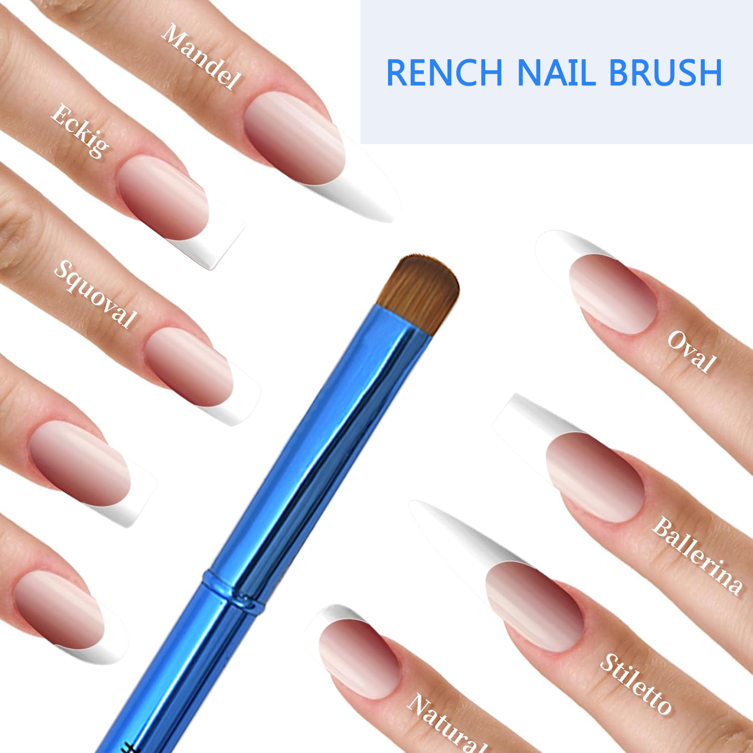 Kolinsky French Nail Art Brush - Furniture Hardware Nails 리뷰 및 가격