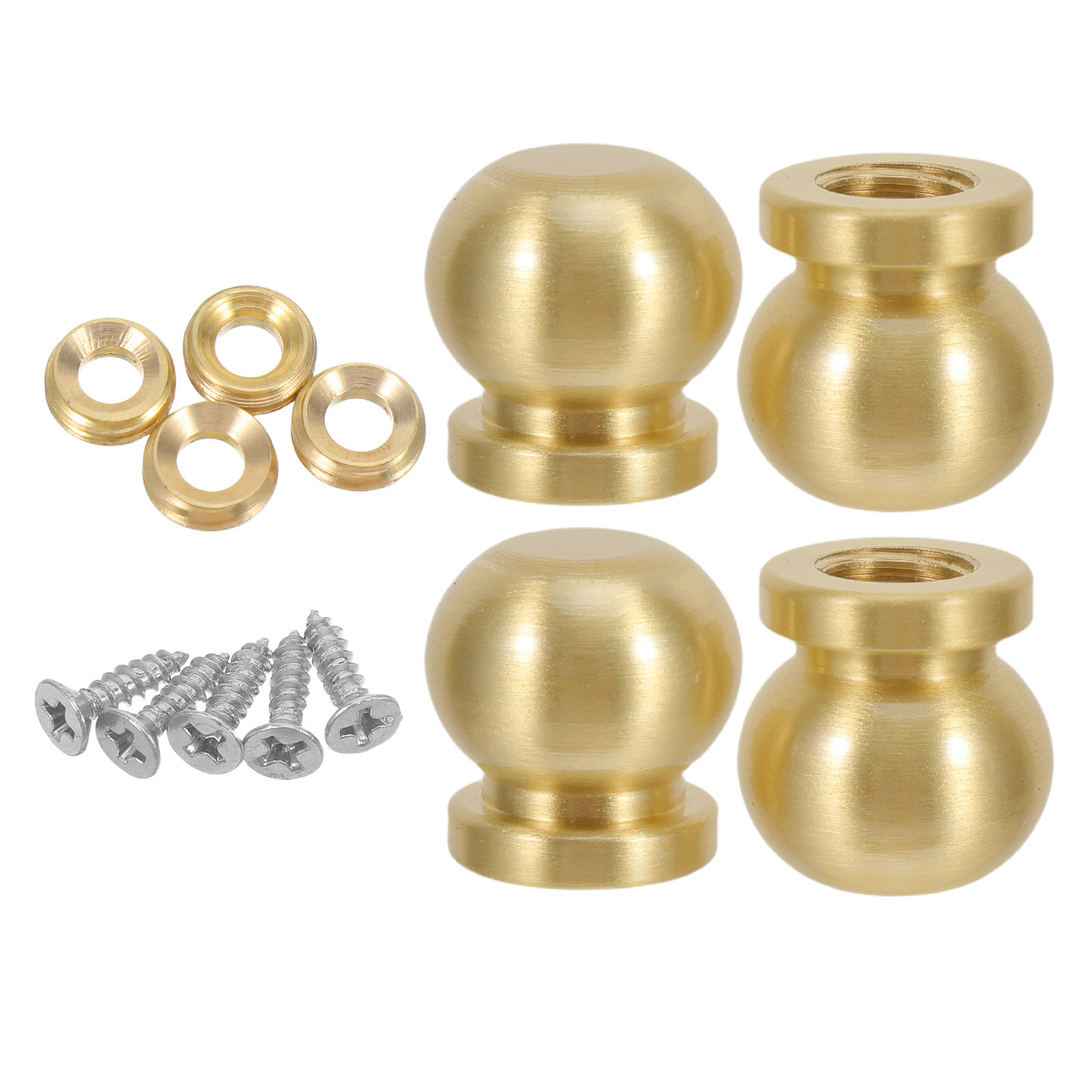 4pcs Brass Wooden Box Feet Bal - Furniture Hardware Replacement 리뷰 및 가격
