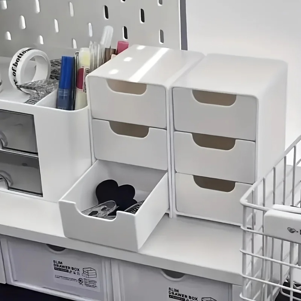 Chic 3-Tier Desk Organizer wit - Drawer Organizer Peg 리뷰 및 가격