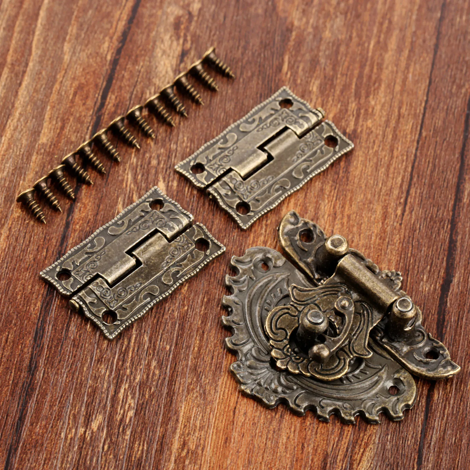 3pcs/set Antique Bronze Padloc - Furniture Hardware Antique 리뷰 및 가격