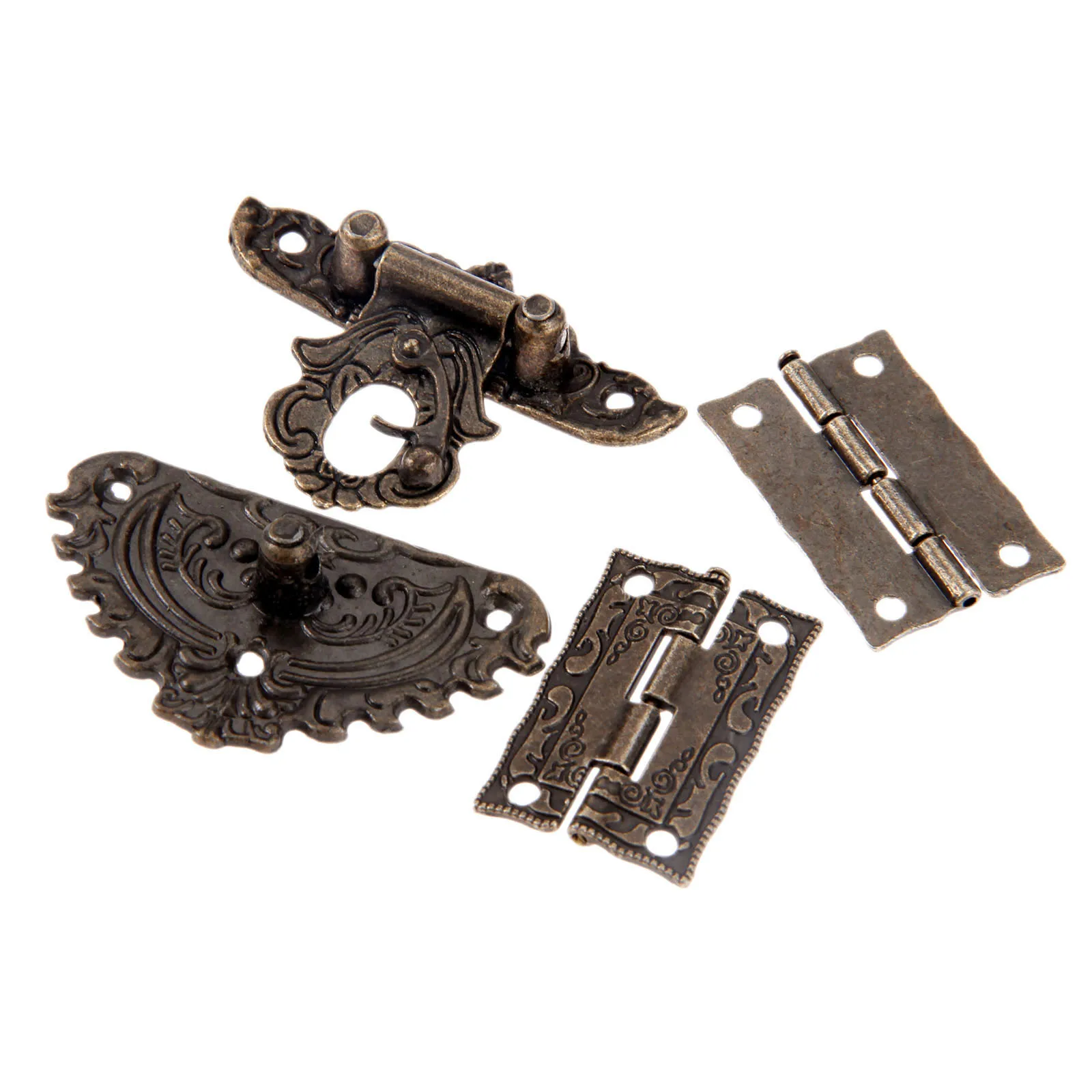 3pcs/set Antique Bronze Padloc - Furniture Hardware Antique 리뷰 및 가격