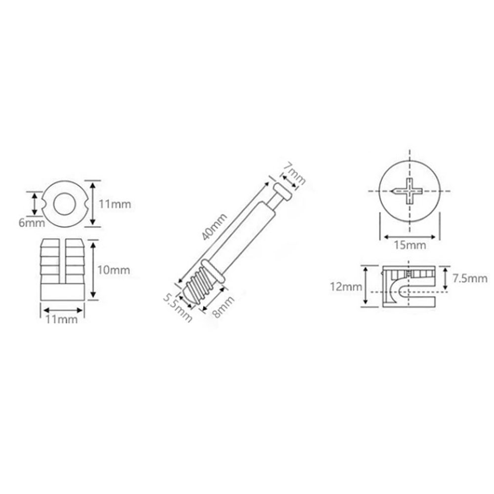 3 in 1 Dowel Jig Screw furnitu - Cam Lock Nut 리뷰 및 가격