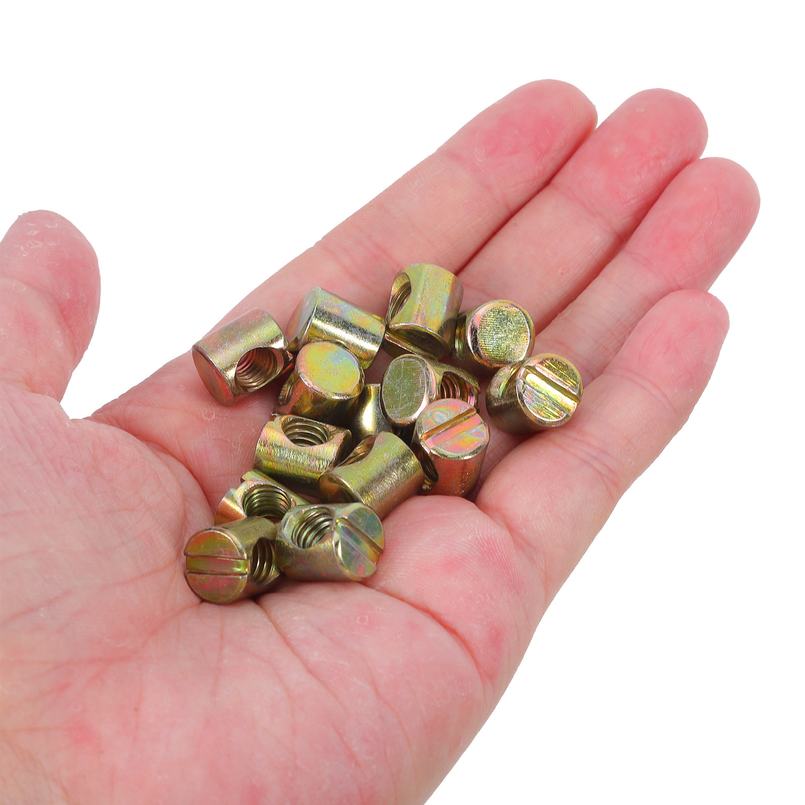 100Pcs Furniture Nuts M6 Carbo - Furniture Hardware Barrel Nut 리뷰 및 가격