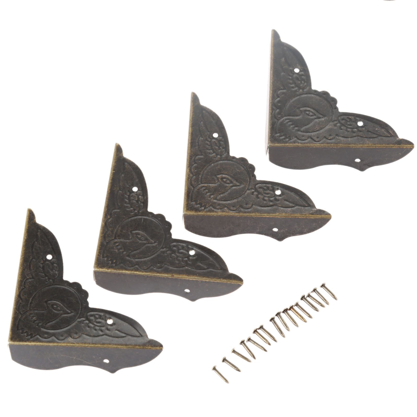 4Pcs Antique Brass Corner Brac - Furniture Hardware Antique 리뷰 및 가격
