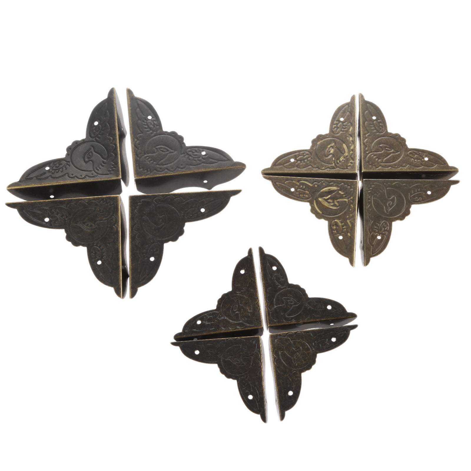 4Pcs Antique Brass Corner Brac - Furniture Hardware Antique 리뷰 및 가격