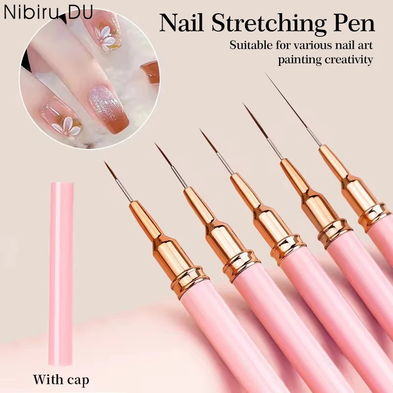 5PCS Nail Art Liner Brush Set  - Furniture Hardware Nails 리뷰 및 가격