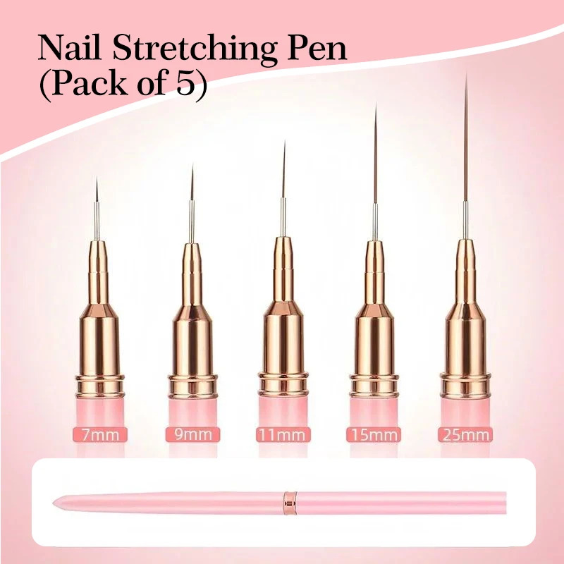 5PCS Nail Art Liner Brush Set  - Furniture Hardware Nails 리뷰 및 가격