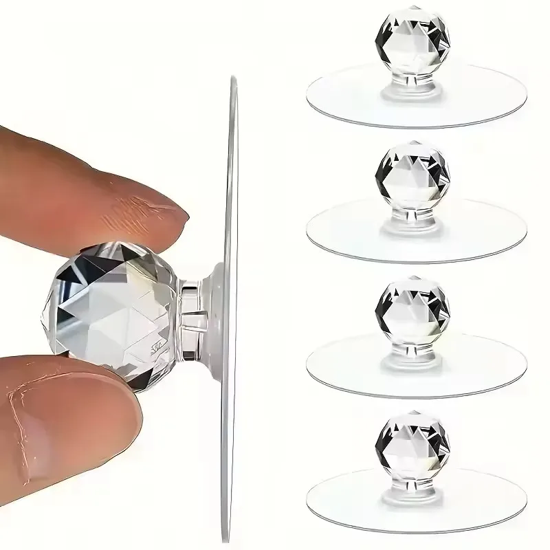 20pcs Transparent Crystal Door - Drawer Organizer Peg 리뷰 및 가격