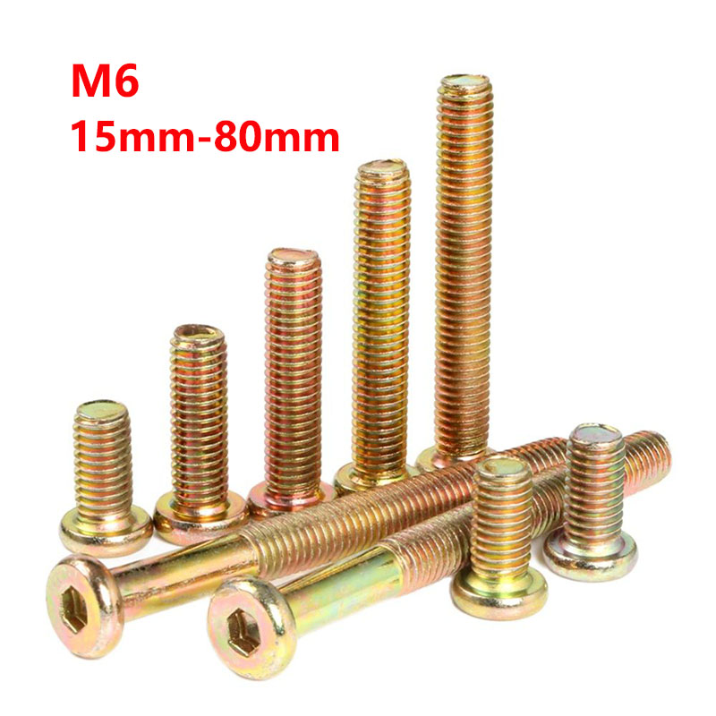 M6 Zinc Plated Hex Drive Allen - Furniture Hardware Barrel Nut 리뷰 및 가격