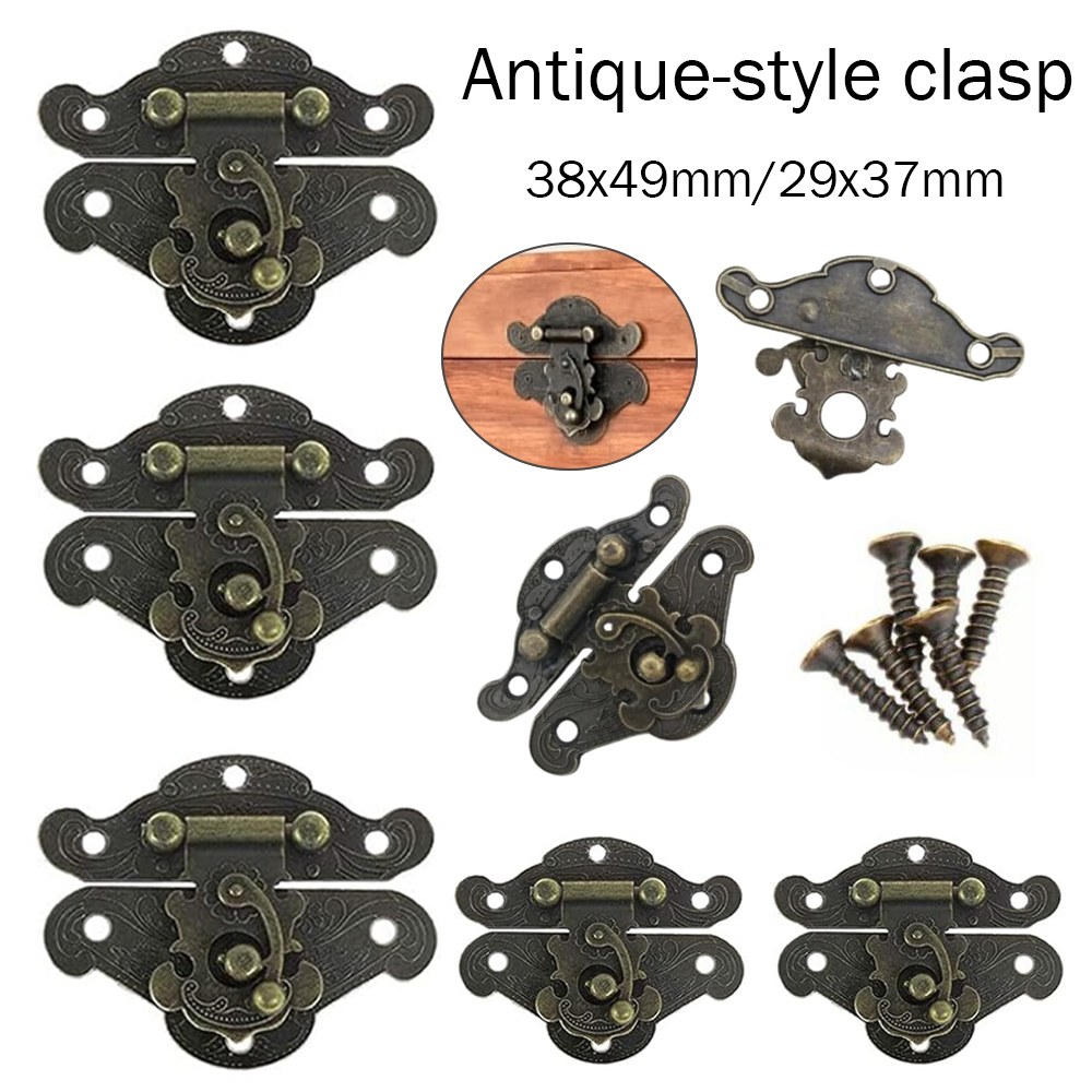 5-20pcs Vintage Metal Hasp Lat - Furniture Hardware Antique 리뷰 및 가격