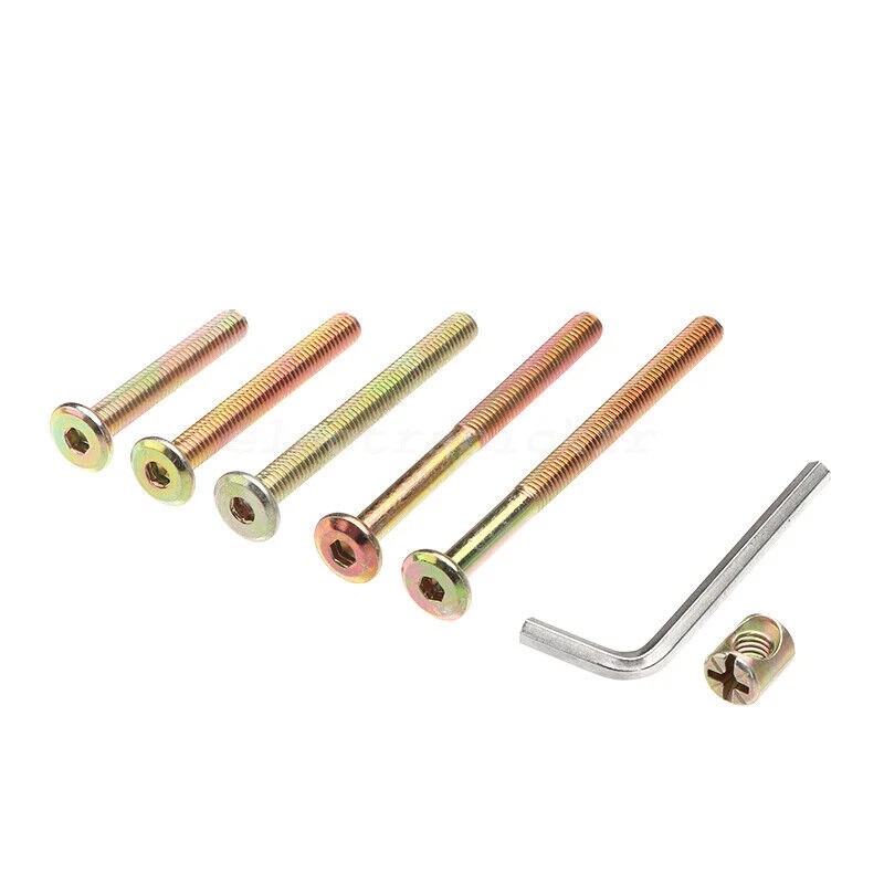 50pcs Zinc Plated Furniture Sc - Furniture Hardware Barrel Nut 리뷰 및 가격