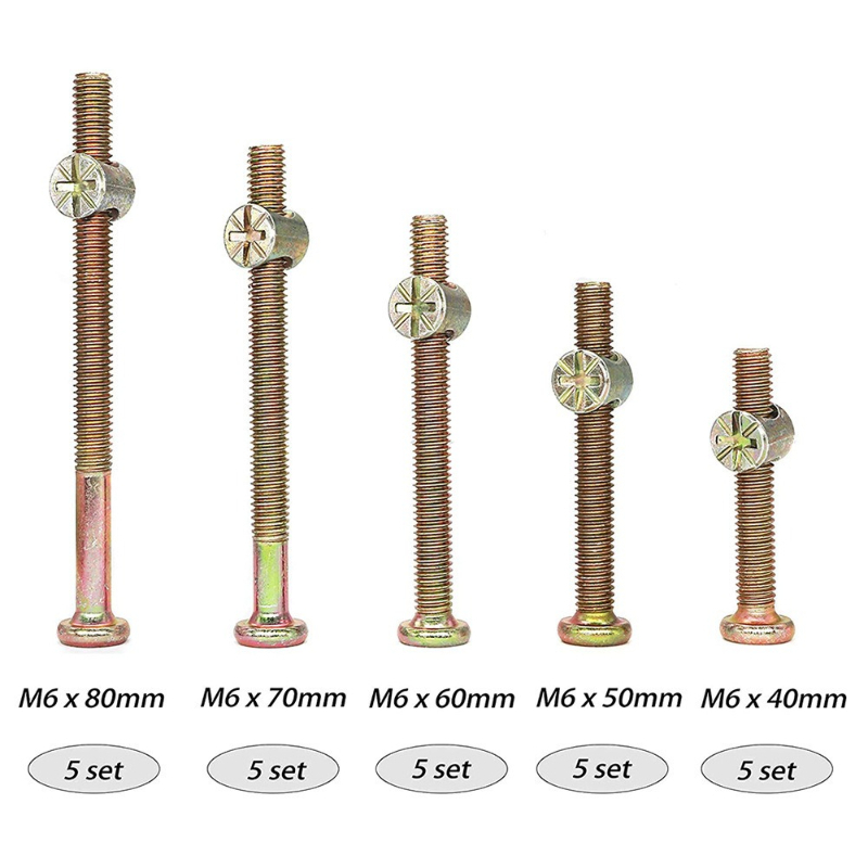 50pcs Zinc Plated Furniture Sc - Furniture Hardware Barrel Nut 리뷰 및 가격