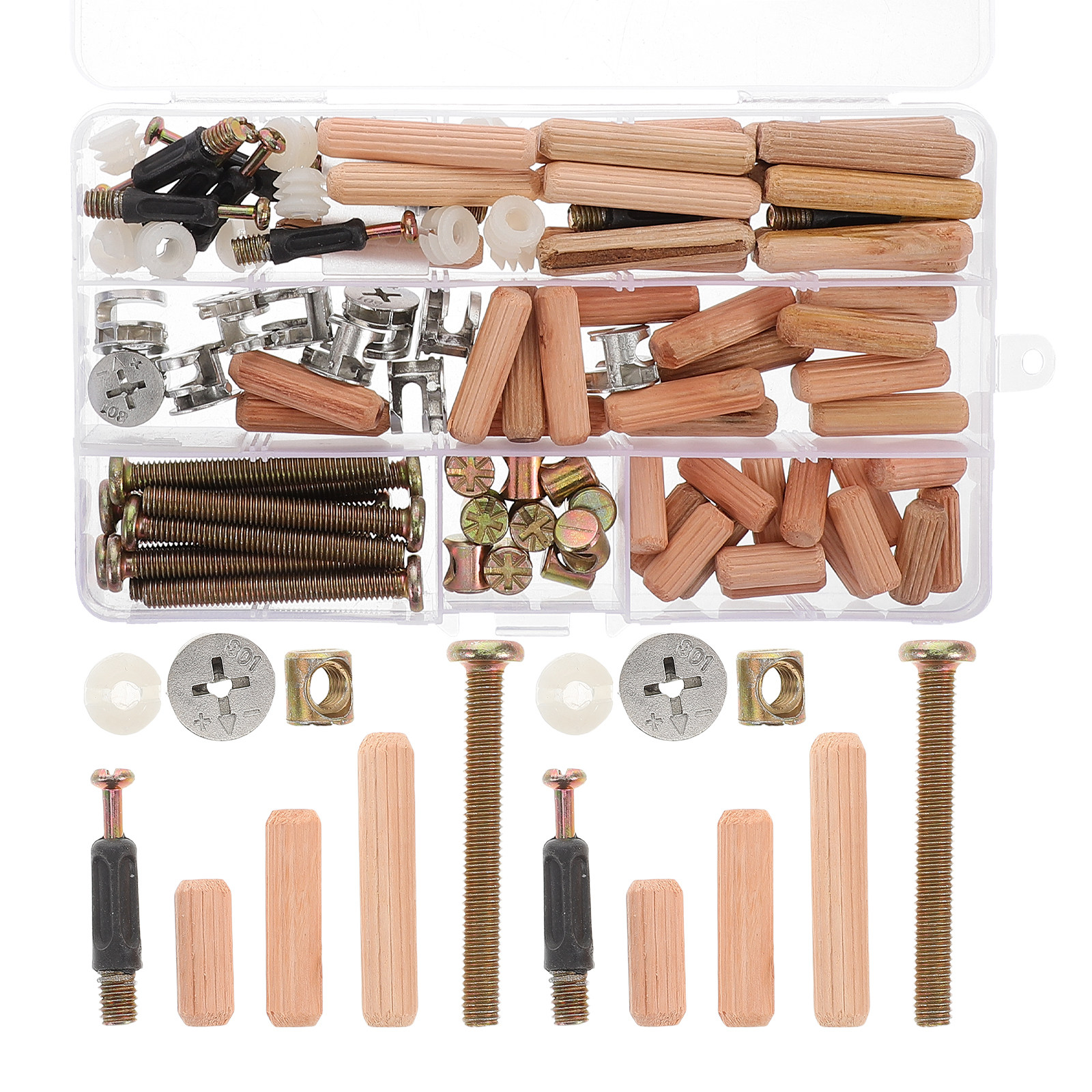 95Pcs Furniture Hardware Set B - Furniture Hardware Barrel Nut 리뷰 및 가격