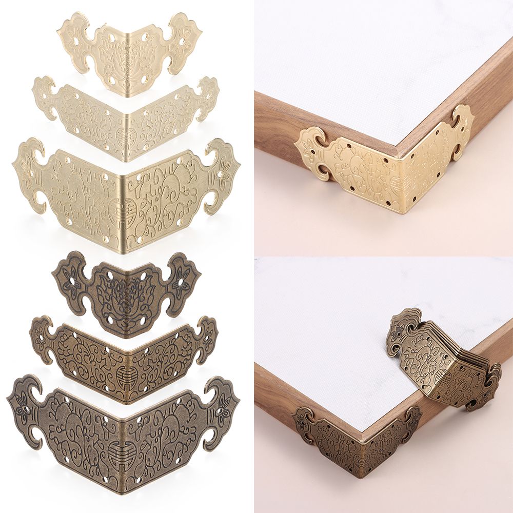 8Pcs Metal Antique Corner Prot - Furniture Hardware Antique 리뷰 및 가격
