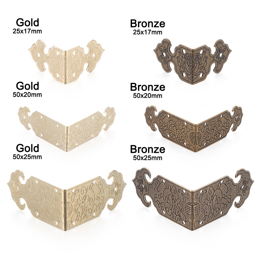 8Pcs Metal Antique Corner Prot - Furniture Hardware Antique 리뷰 및 가격