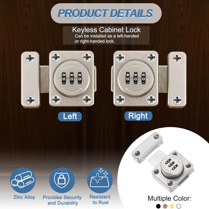 Home Security 3digit Combinati - Barrel Bolt Slide 리뷰 및 가격