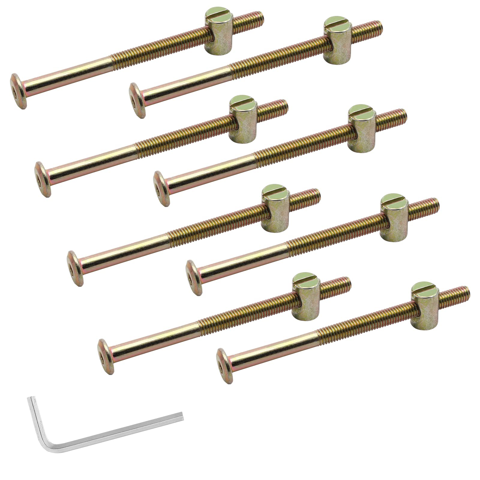 8 Sets M6 Furniture Crib Screw - Furniture Hardware Barrel Nut 리뷰 및 가격