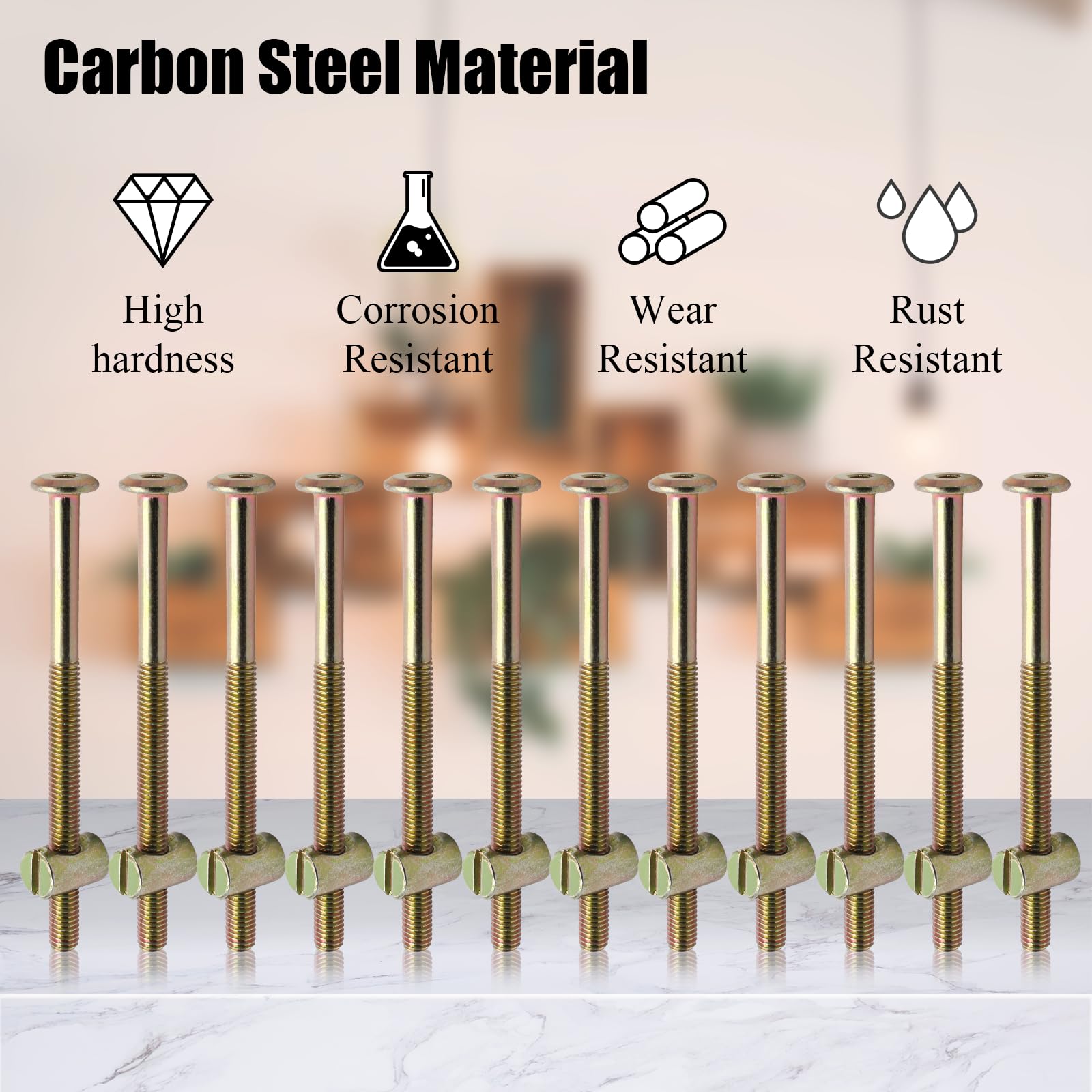 8 Sets M6 Furniture Crib Screw - Furniture Hardware Barrel Nut 리뷰 및 가격