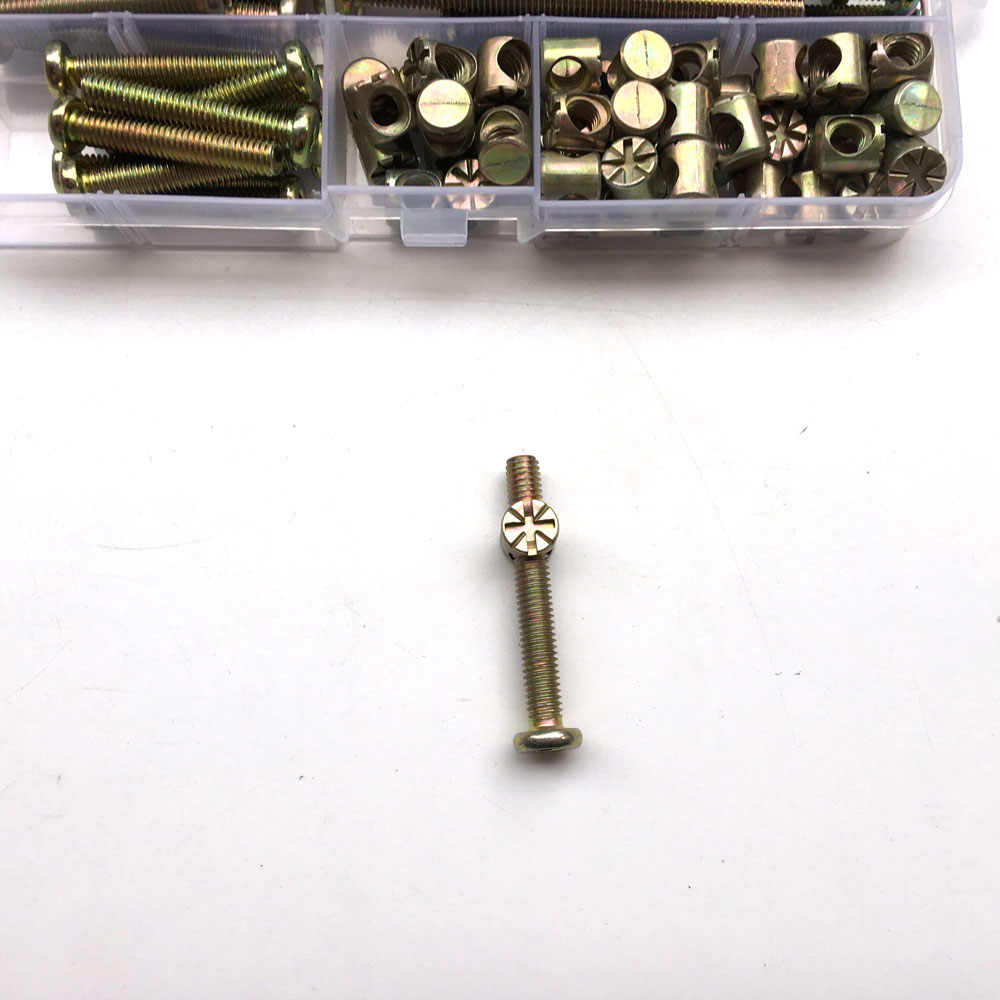100Pcs M6 Barrel Dowel Nut Zin - Furniture Hardware Barrel Nut 리뷰 및 가격
